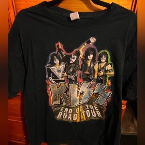 KISS 2019 End of Tour concert shirt XL unisex